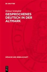 Book cover of Gesprochenes Deutsch in der Altmark by Unknown
