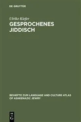 Book cover of Gesprochenes Jiddisch by Ulrike Kiefer