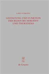 Book cover of Gestaltung und Funktion der Reden bei Herodot und Thukydides by Carlo Scardino