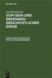 Book cover of Gestaltungen des Entwicklungsgedankens by Kurt Breysig