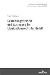 Book cover of Gestaltungsfreiheit und Auslegung im Liquidationsrecht der GmbH by Hans-Friedrich Müller