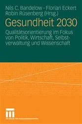 Book cover of Gesundheit 2030 by Nils C. Bandelow