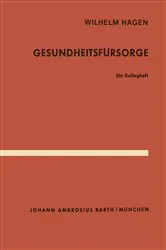 Book cover of Gesundheitsfürsorge (2nd ed.) by W. Hagen