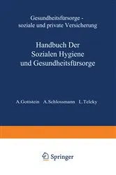 Book cover of Gesundheitsfürsorge Soƶiale und Private Versicherung by A. Gottstein