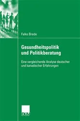 Book cover of Gesundheitspolitik und Politikberatung by Unknown