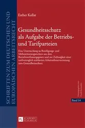 Book cover of Gesundheitsschutz als Aufgabe der Betriebs- und Tarifparteien by Frank Bayreuther