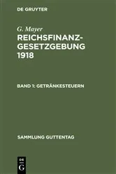 Book cover of Getränkesteuern by Unknown