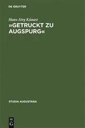 Book cover of »Getruckt zu Augspurg« by Hans-Jörg Künast