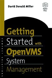 Book cover of Getting Started with OpenVMS System Management by David Miller