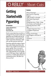 Book cover of Getting Started with Pyparsing by Paul McGuire