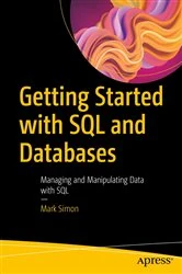 Book cover of Getting Started with SQL and Databases by Mark Simon