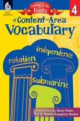 Book cover of Getting to the Roots of Content-Area Vocabulary Level 4 by Timothy Rasinski