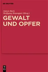 Book cover of Gewalt und Opfer by Anton Bierl