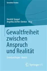 Book cover of Gewaltfreiheit zwischen Anspruch und Realität by Hendrik Stoppel