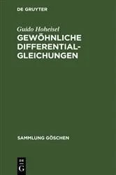 Book cover of Gewöhnliche Differentialgleichungen (4th ed.) by Guido Hoheisel