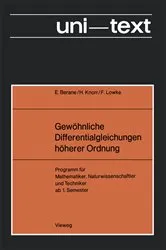 Book cover of Gewöhnliche Differentialgleichungen höherer Ordnung by Unknown
