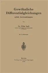 Book cover of Gewöhnliche Differentialgleichungen nebst Anwendungen by Unknown
