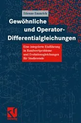 Book cover of Gewöhnliche und Operator-Differentialgleichungen by Etienne Emmrich