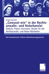 Book cover of „Gewusst wie“ in der Rechtsanwalts- und Notarkanzlei by Unknown