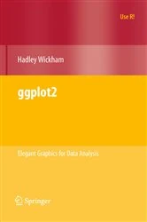 Book cover of ggplot2 by Hadley Wickham