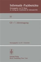 Book cover of GI — 7. Jahrestagung by H. J. Schneider