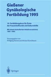 Book cover of Gießener Gynäkologische Fortbildung 1995 by Wolfgang Künzel