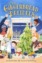 Book cover of Gingerbread Dreidels by Jane Breskin Zalben