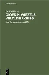Book cover of Gioerin Wiezels Veltlinerkrieg by Guriin Wietzel
