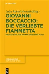 Book cover of Giovanni Boccaccio: Die verliebte Fiammetta by Unknown