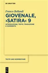 Book cover of Giovenale, ›Satira‹ 9 by Franco Bellandi