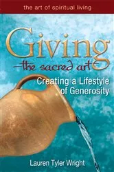 Book cover of Giving—The Sacred Art by Wright, MDiv, Lauren Tyler