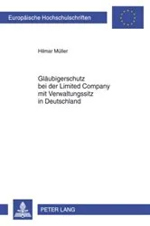 Book cover of Glaeubigerschutz bei der Limited Company mit Verwaltungssitz in Deutschland by Unknown