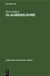 Book cover of Glaubenslehre by R. Heidrich