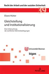 Book cover of Gleichstellung und Institutionalisierung by Wolfgang Däubler
