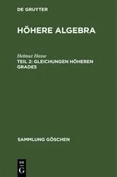Book cover of Gleichungen höheren Grades (3rd ed.) by Helmut Hasse
