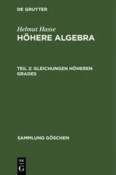 Book cover of Gleichungen höheren Grades (5th ed.) by Helmut Hasse