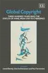 Book cover of Global Copyright by Lionel Bently