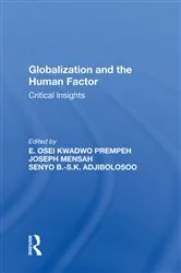 Book cover of Globalization and the Human Factor by Joseph Mensah