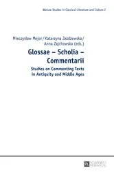 Book cover of Glossae – Scholia – Commentarii by Mariusz Zagorski