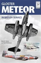 Book cover of Gloster Meteor in British Service by Martin Derry