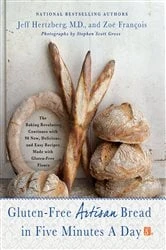Book cover of Gluten-Free Artisan Bread in Five Minutes a Day by Hertzberg, Jeff, M.D.