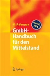 Book cover of GmbH-Handbuch für den Mittelstand by Heinz-Peter Verspay