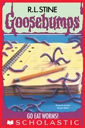 Book cover of Go Eat Worms! (Goosebumps #21) by R. L. Stine