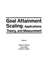 Book cover of Goal Attainment Scaling by Thomas J. Kiresuk