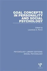 Book cover of Goal Concepts in Personality and Social Psychology by Lawrence A. Pervin