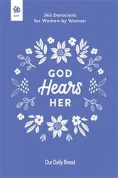 Book cover of God Hears Her by Our Daily Bread