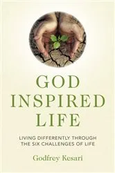 Book cover of God Inspired Life by Godfrey Kesari