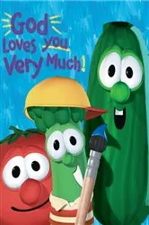 Book cover of God Loves You Very Much / VeggieTales by Cindy Kenney