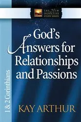 Book cover of God's Answers for Relationships and Passions by Kay Arthur