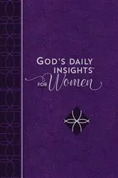 Book cover of God's Daily Insights for Women (Milano Softone) by Harvest House Publishers